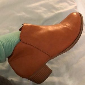 Brown booties